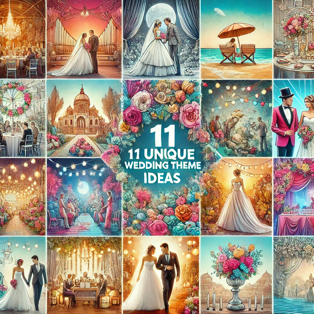 11 Unique Wedding Theme Ideas _ By Partyfun Social